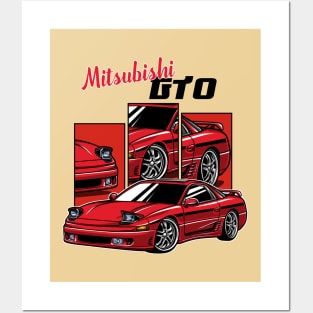 Mitsubishi GTO v2 Posters and Art